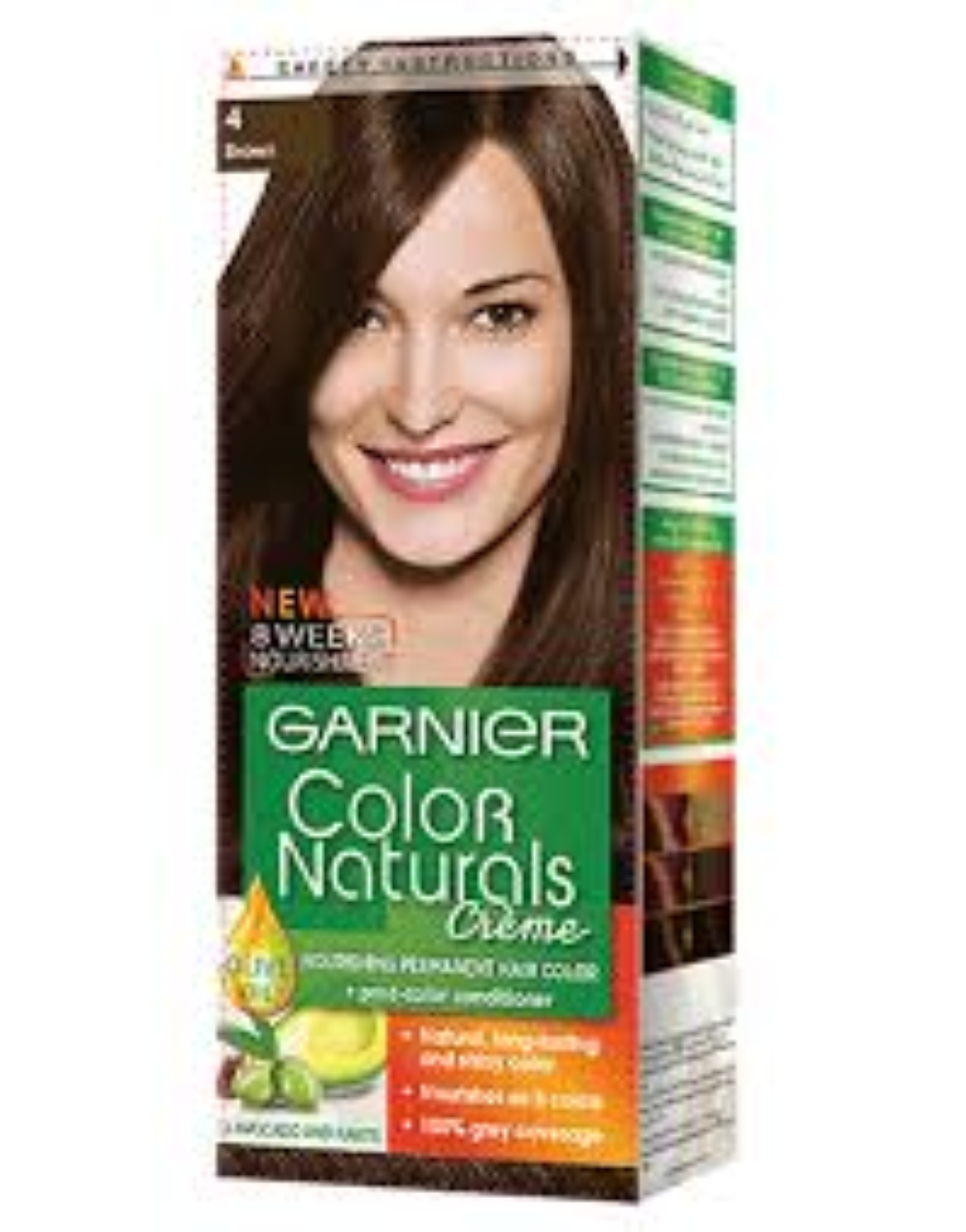 GARNIER COLOR NATURAL COLOUR CREAM 67.5ML 4 BROWN